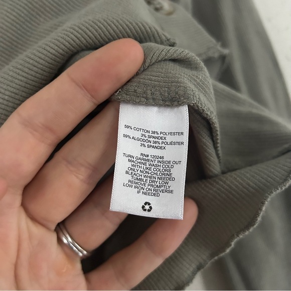 Wallflower Green Ribbed Cropped Cardigan Casual Small - Picture 3 of 4